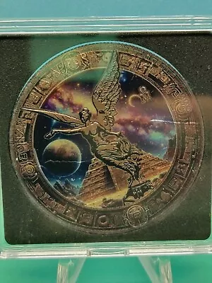 MAYAN NIGHT SKIES 1 Oz SILVER LIBERTAD Ruthenium COLORED SPECIAL 109 OF 250 • $120