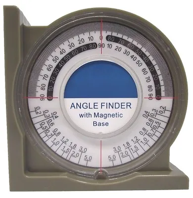 Angle Finder Magnetic Base Measure Level Gauge Workshop Garage Tool LV042 • £11.95