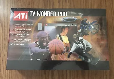 Brand NEW ATI TV Wonder Pro Model 100-703138 TV Tuner/ Video Watch TV On Your PC • $135