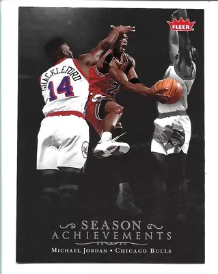 Michael Jordan 2007-08 Fleer Box Set #SH27 Season Achievements • $2.95
