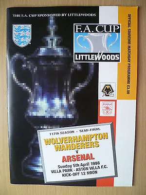 1996 FA Cup Semi Final- CHELSEA V MANCHESTER UNITED 31st March • £10.99