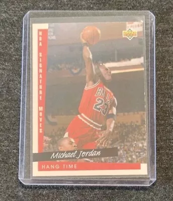 1993 Upper Deck #237 Michael Jordan NBA Signature Moves Hang Time • $1
