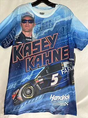 Kasey Kahne #5 Med NASCAR Racing Tee ALL OVER PRINT Graphic Sublimation Tee AOP • $22.99