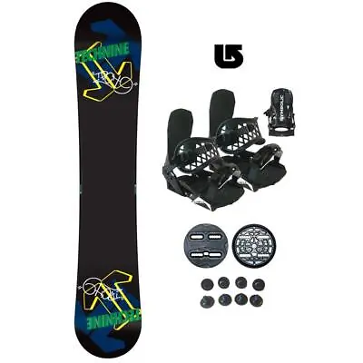 153 Technine Camrock Snowboard And Bindings L Package Set +Burton Decal Rsev154 • $299.99