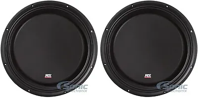 2) MTX 3512-04S 12  SVC 4-ohm 1200W Slim Subs Shallow Car Audio Subwoofers • $279.90