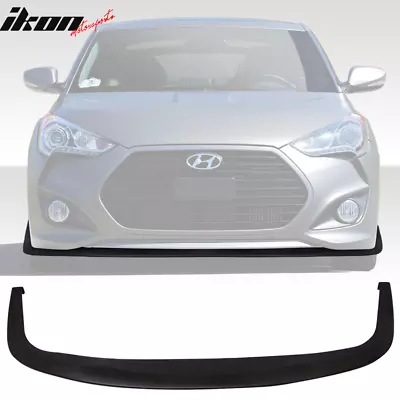 Fits 12-18 Hyundai Veloster CS Style Front Bumper Lip Spoiler Add On PU • $72.99