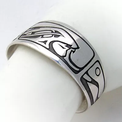 Northwest Coast Cuff Bracelet MAG Jeanne Gamble Sterling Silver • $212.50