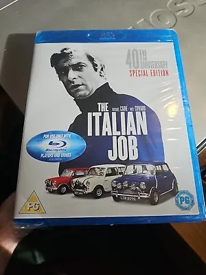ITALIAN JOB 40th Anniversary - Michael Caine NEW BLU RAY • £7