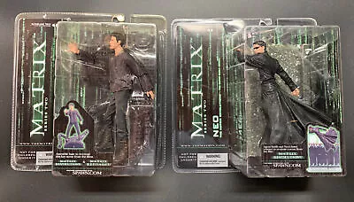 McFarlane Toys The Matrix Neo Action Figures Lot Of TWO Unopened Collection • $400