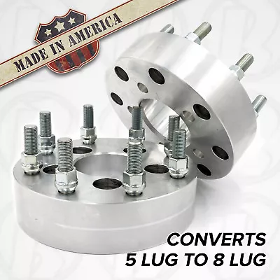 X2 USA | 5x4.5 To 8x6.5 (5 Lug Vehicle To 8 Lug Rim) | Adapters / 2  Spacers • $185.34