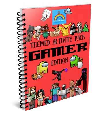 Gamer Activity Pack - Ideal For Minecraft Pokémon Animal Crossing-Home School  • £12.99