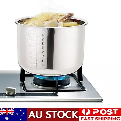 6L Pressure Cooker Inner Pot Stainless Steel Non-Stick Pressure Cooker Liner • $32.99