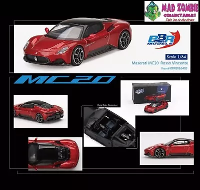 BBR Models - Maserati MC20 Rosso Vincente • $34.99