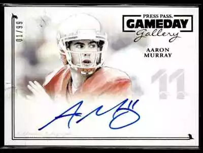 Aaron Murray 2014 Press Pass Gameday Gallery Gold Auto /99 #GG-AM Georgia • $8.50