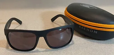 $79.99 • Buy Kaenon Polarized Sunglasses Burnet Matte Black With Gray  Lenses    GR