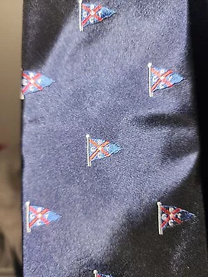 Grosse Pointe Yacht Club Burgee Tie. Detroit Michigan • $24.95