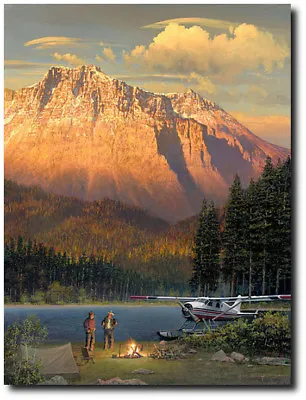 $525 • Buy Fish Tales At Beaver Camp By William S. Phillips - De Havilland (DHC-2) Beaver