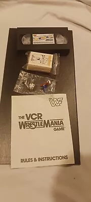 Vintage WWF VCR Wrestlemania Board Game 1988 Acclaim No Box Untested Tape • $15