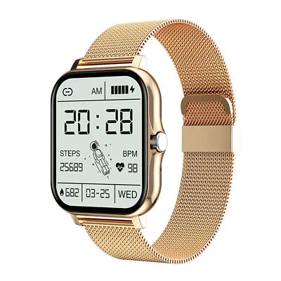 Bluetooth Smart Watch Men Women Fitness Tracker Heart Rate Watch For Android IOS • $16.48