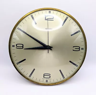 £39.99 • Buy Vintage Metamec Starburst Sunburst Wall Clock Face Working Spare Part Retro MCM