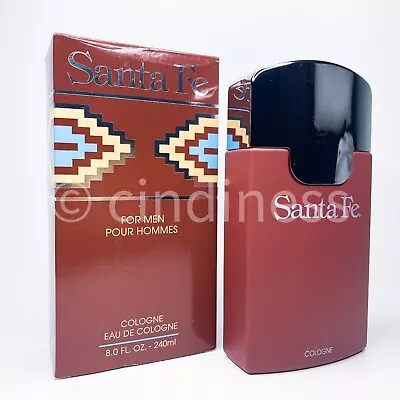 *80%+ FULL* Santa Fe Eau De Cologne For Men 8 Oz / 240 Ml Splash Rare Vintage • $185