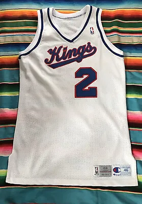 Vintage Sacramento Kings Mitch Richmond Procut Champion Game Jersey 46 • $1199.99