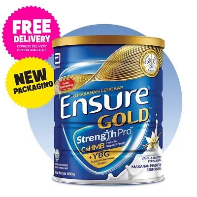 1X Abbott EnsureGold Gold Complete Nutrition Milk Powder Vanilla Flavored 800g • $72.90