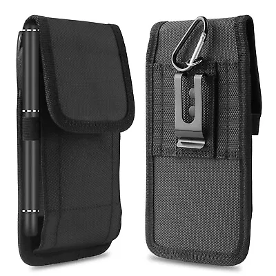 Vertical Cell Phone Holster Pouch Wallet Case With Belt Clip For Samsung IPhone • $8.51