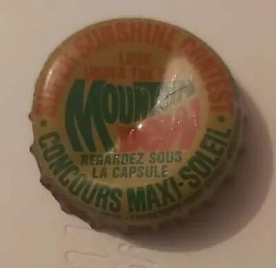 **/rare Used  Mountain Dew - Super Sunshine Contest  Pop Bottle Cap-  Good • $5.10