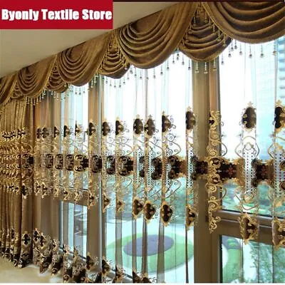 $16.15 • Buy Luxury Embroidered Curtains For Living Room Curtains For Bedroom European Modern