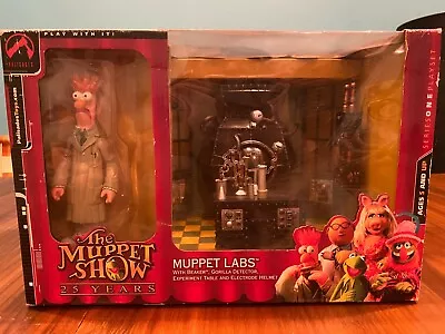 Palisades Muppets Labs Playset W/ Beaker! New NIB Action Figure RARE Vintage • $129