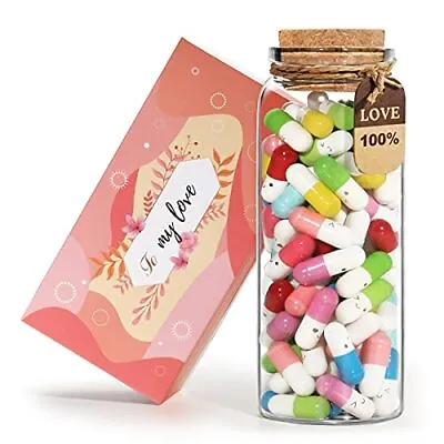 Capsules Message In A Bottle Glass With Gift Box Lovely Notes Couples Gifts For  • $14.75