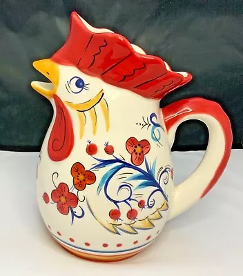 Vintage Dine Hd Designs Ceramic Rooster Pitcher • $14.98