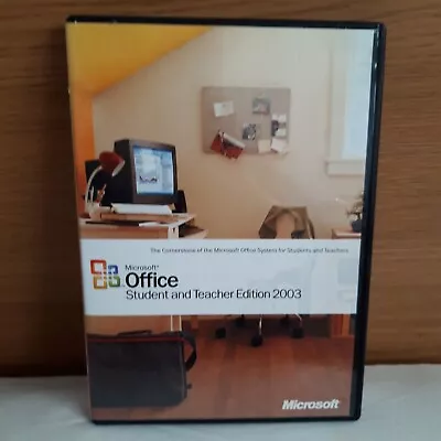 Microsoft Office Student And Teacher Edition 2003 Excel Word PowerPoint • £10