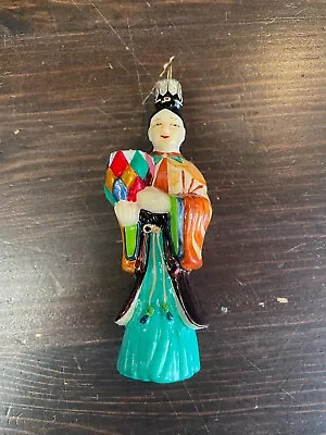 Rare Geisha Glass Metropolitan Museum Of Art Christmas Tree Ornament  Mma-pem • $49.94