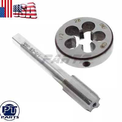 1/2-28 (1/2x28) TPI Gunsmithing Tap & Die Set UNEF HSS Right Hand Thread Tools • $13.98