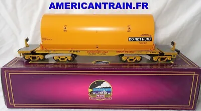 Union Pacific 47' TTX Heavy Duty Flat Car W/Cover 50029 3 Rail O Scale MTH • $151.49