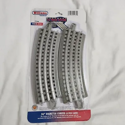 Bachmann EZ Track System 36  Curved 0 Gauge 4pcs Item #00281 Williams • $42.72