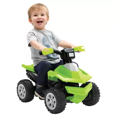 KIDS RIDE-ON Toy ATV Vehicle 4 Wheeler 6 Volt Green Ages 1 1/2-3 Years • $77.24