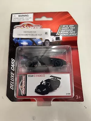 MajORETTE 1/64th Scale - Flat Black NISSAN GT-R NISMO GT3 • $13