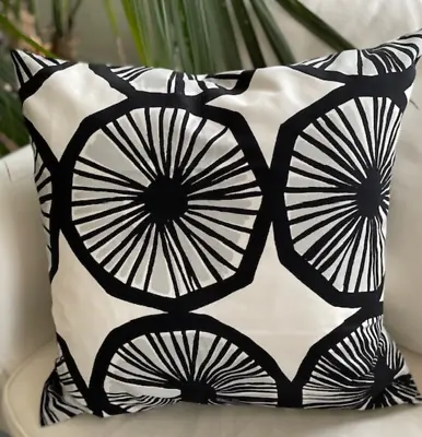 Marimekko Black Appelsiini Orange Pillow Case Cushion Cover 20   Finland • $55