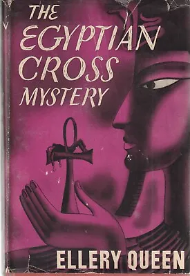 Ellery Queen The Egyptian Cross Mystery Triangle Books 1941 D/j  • $17.69