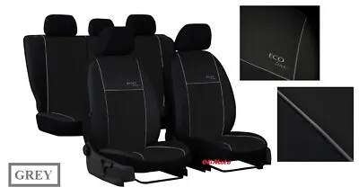 Universal Eco-Leather Full Set Car Seat Covers MERCEDES CLASS C W202 W203 • $71.98