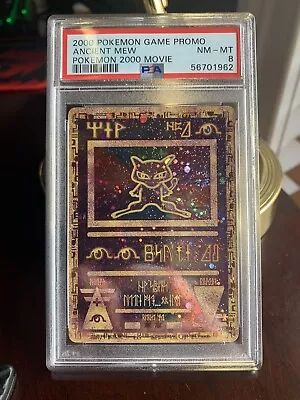 $43.99 • Buy 2000 Ancient Mew Movie Promo PSA 8 Pokemon Graded NM - MINT TCG