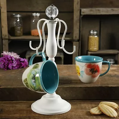 Pioneer Woman Chandelier Kitchen Mug Tree Holder Coffee Cup Tea Drying Storage/ • $17.14