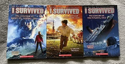 Set Of 3 I Survived Books Scholastic Books Lauren Tarshis • $10