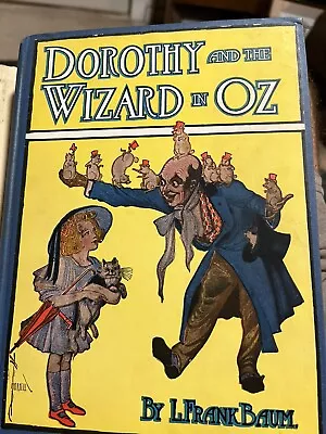 Dorothy And The Wizard Of Oz Frank Baum 1940’s HB Reilly & Lee RARE DUST JACKET! • $120