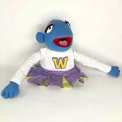 FAO Schwarz Muppets Whatnot Workshop Blue Cheerleader Hand Puppet Toys R Us • $59.99