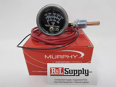 10ft Murphy 20t-250-10-1/2 10702045 250 Degree Temperature Gauge • $85.46