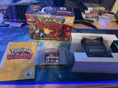$229.95 • Buy Pokemon Stadium (Nintendo 64, 2000) N64 CIB Tested Authentic Transfer Pak & Game